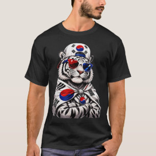 Zuid-Korea Nationaal Trots Tiger T-shirt