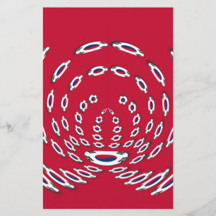 Zuid-Korea Nationale Vlag: Koreaanse Taegeukgi tro Briefpapier