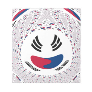 Zuid-Korea Nationale Vlag: Koreaanse Taegeukgi tro Notitieblok
