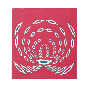 Zuid-Korea Nationale vlag: Koreaanse Taegeukgi tro Notitieblok