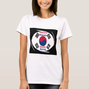 Zuid-Korea Nationale vlag: Koreaanse Taegeukgi tro T-shirt