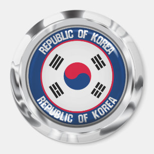 Zuid-Korea om Embleem Magneet