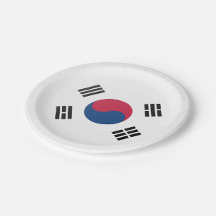 Zuid-Korea Papieren Bordje