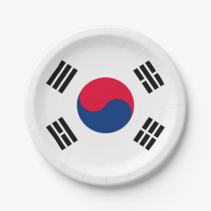 Zuid-Korea Papieren Bordje