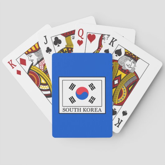 Zuid-Korea Pokerkaarten (Achterkant)