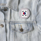 Zuid-Korea Ronde Button 5,7 Cm (In situ)