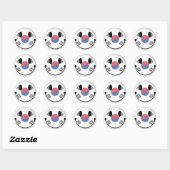 Zuid-Korea Ronde Sticker (Vel)