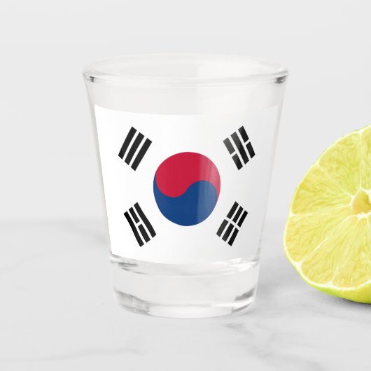 ZUID-KOREA SHOT GLASS GLAS (Voorkant)