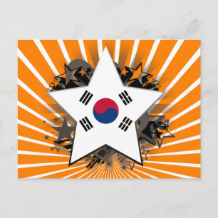 Zuid-Korea Star Briefkaart