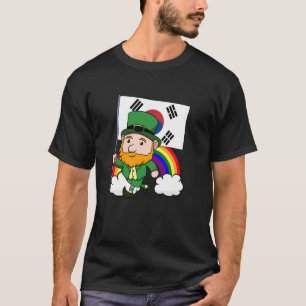 Zuid-Korea trotse Koreaanse vlag St. Patrick's Day T-shirt