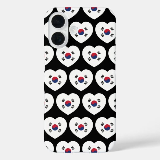 Zuid-Korea Vlag Hart Case-Mate iPhone Case (Achterkant)