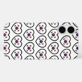 Zuid-Korea Vlag Hart Case-Mate iPhone Case (Achterkant (horizontaal))