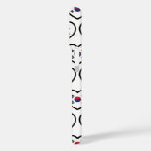 Zuid-Korea Vlag Hart Case-Mate iPhone Case (Achterkant / Links)