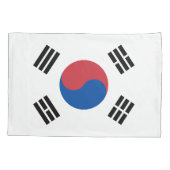 Zuid-Korea Vlag Kussensloop (Achterkant)
