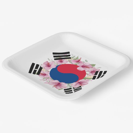 Zuid-Korea vlag Mugunghwa papier Bord (Gebogen)