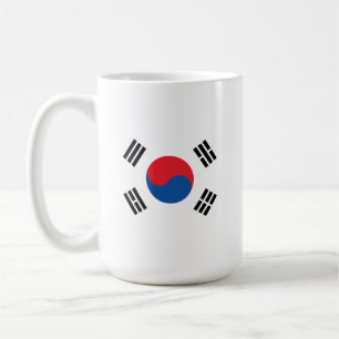 Zuid-Korea vlag roestvrij Koffiemok