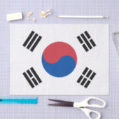 Zuid-Korea Vlag Tissuepapier (Craft)
