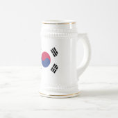 Zuid-Korea-vlaggenembleem Bierpul (Voorkant rechts)