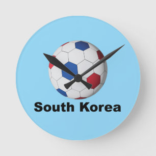 Zuid-Korea Voetbal Ronde Klok