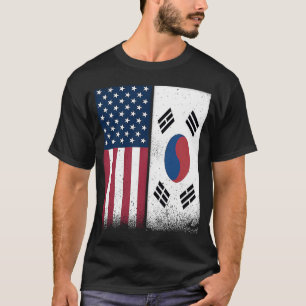 Zuid-Korea Zuid-Koreaanse vlaggen Proud Verenigde  T-shirt