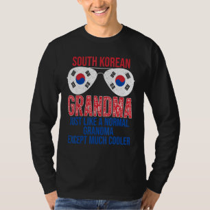 Zuid-Koreaanse oma - Zuid-Korea - Zonbrillen T-shirt