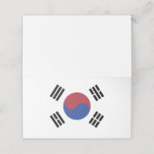 Zuid-Koreaanse vlag (Buitenkant ongevouwen)