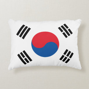 Zuid-Koreaanse vlag Accent Kussen