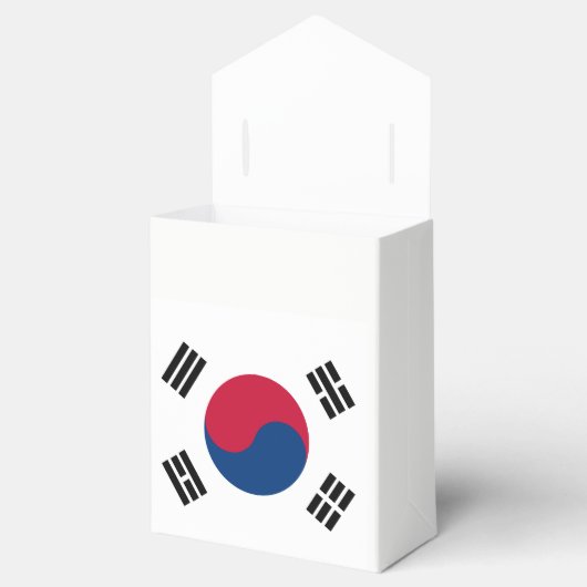 Zuid-Koreaanse vlag Bedankdoosjes (Geopend)