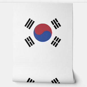 Zuid-Koreaanse vlag Behang