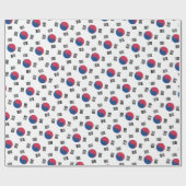 Zuid-Koreaanse vlag Cadeaupapier (Vlak)