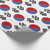 Zuid-Koreaanse vlag Cadeaupapier (Hoek)