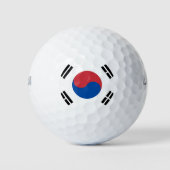 Zuid-Koreaanse vlag Golfballen (Voorkant)