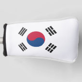 Zuid-Koreaanse vlag Golfheadcover (Voorkant)