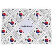 Zuid-Koreaanse vlag Groot Cadeauzakje (Voorkant)