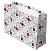 Zuid-Koreaanse vlag Groot Cadeauzakje (Achterkant Gekanteld)