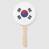 Zuid-Koreaanse vlag Handwaaier (Voorkant)
