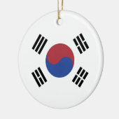 Zuid-Koreaanse vlag Keramisch Ornament (Links)