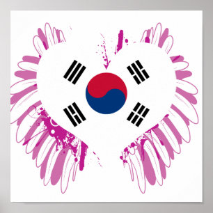 Zuid-Koreaanse vlag kopen Poster