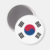 Zuid-Koreaanse vlag Magneet (Voorkant / Achterkant)