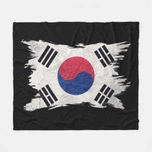 Zuid-Koreaanse vlag, Penseelstreek, Zuid-Korea Fleece Deken