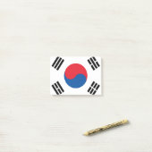Zuid-Koreaanse vlag Post-it® Notes (Op bureau)