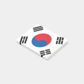 Zuid-Koreaanse vlag Post-it® Notes (Schuin)