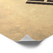  Zuid-Koreaanse vlag Poster (Hoek)