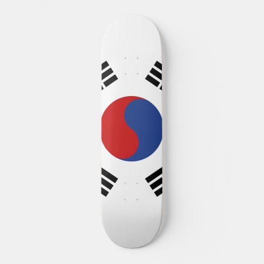 Zuid-Koreaanse vlag Skateboard (Voorkant)
