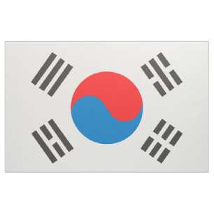 Zuid-Koreaanse vlag Stof