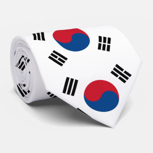Zuid-Koreaanse vlag Stropdas