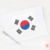 Zuid-Koreaanse vlag Vierkante Sticker (Envelop)