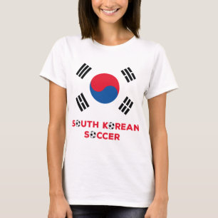 Zuid-Koreaanse Voetbal T-shirt