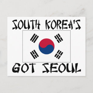 Zuid-Korea's hebben Seoul Briefkaart