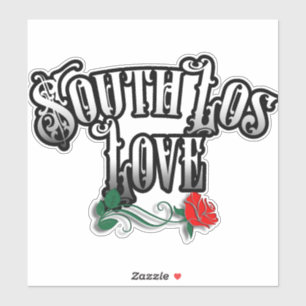 Zuid-Los Angeles Auto decal sticker
